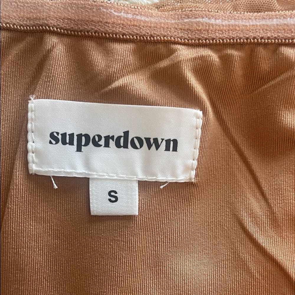 Superdown Rust Crop Top - image 4